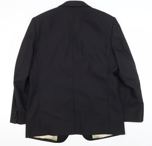 Marks and Spencer Men's Black Blazer 42 Regular Fit