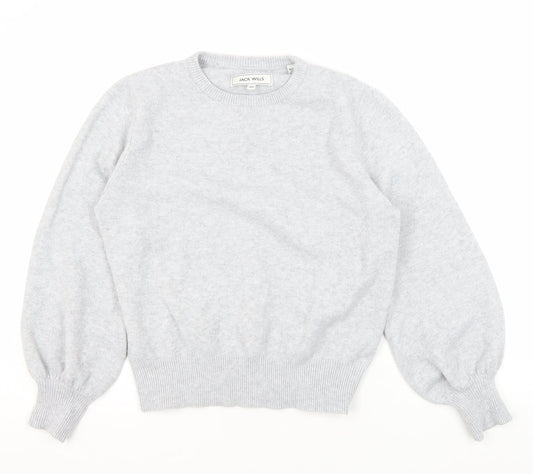 Womens UK 8 Regular Jack Wills Grey Pullover