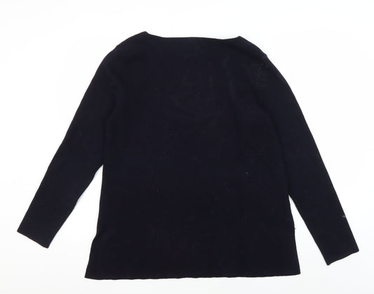 Hobbs Women's Black Knit Jumper, Medium