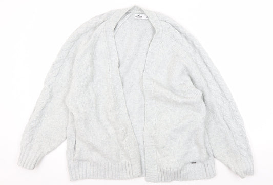 Hollister Women's Grey Cardigan Knit S