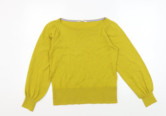 White Stuff Women's Green Pullover Jumper Size 8