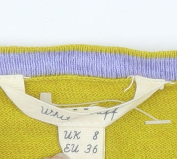 White Stuff Women's Green Pullover Jumper Size 8