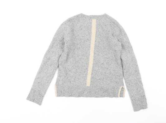 White Stuff Women's Grey Wool Pullover Jumper UK 6