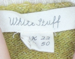 White Stuff Women's Brown Crew Neck Jumper Size 22