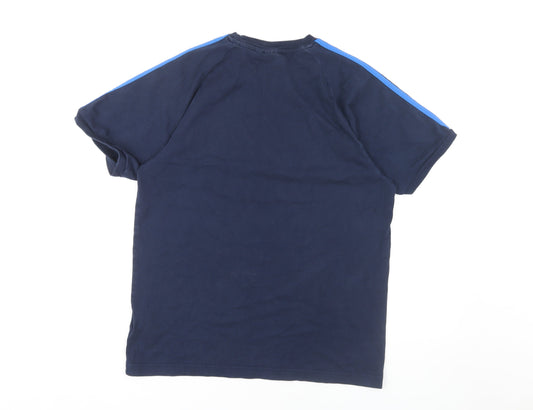 Adidas Men's Blue M Crew Neck T-Shirt