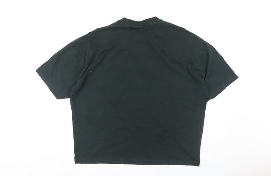 ASOS Men's Black T-Shirt, L, Short Sleeve, Cotton