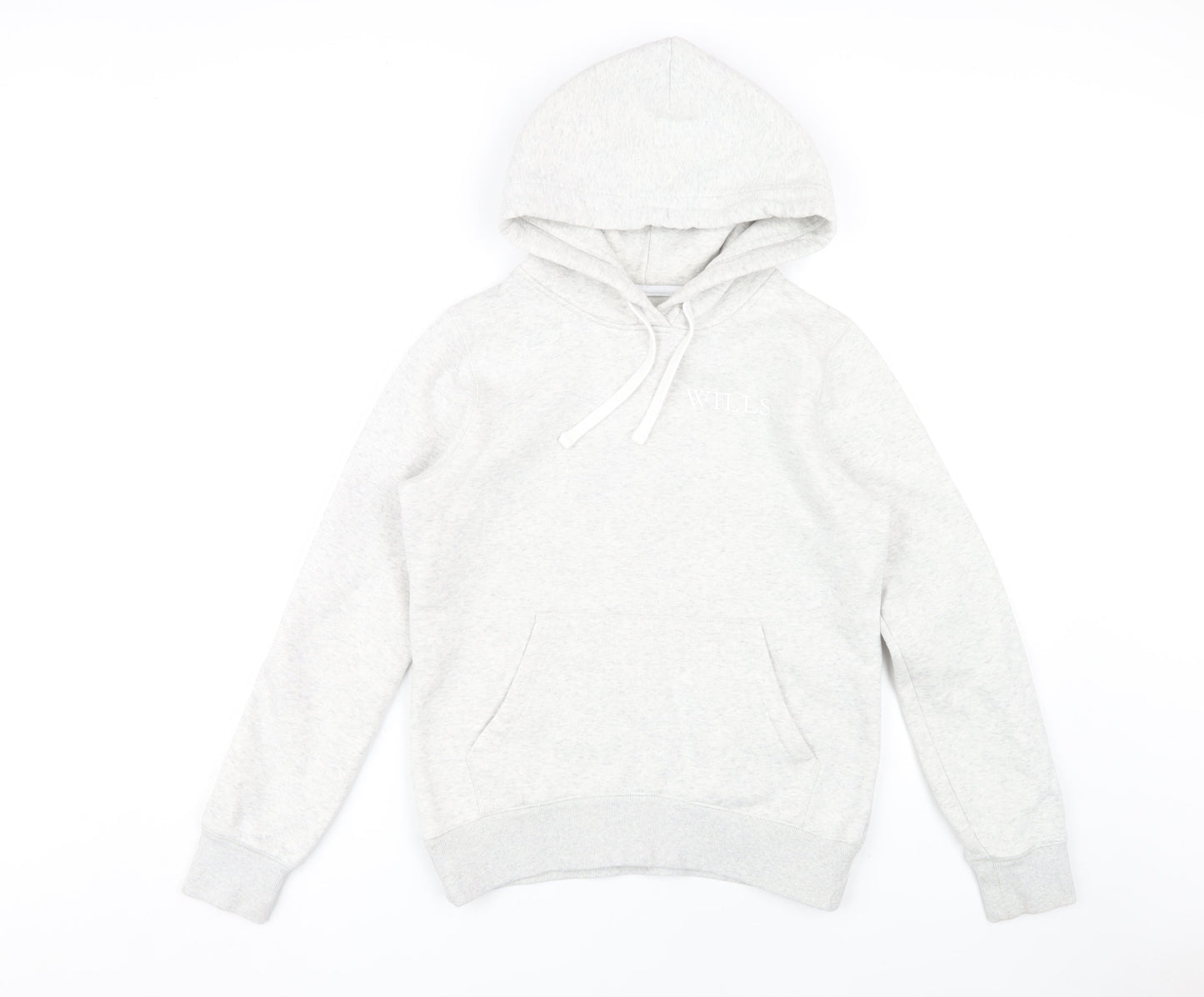 Jack Wills Unisex White Pullover Hoodie Size 6