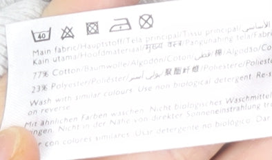 Jack Wills Unisex White Pullover Hoodie Size 6