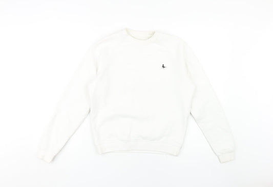 Jack Wills Women's White Pullover Sweatshirt Size 4
