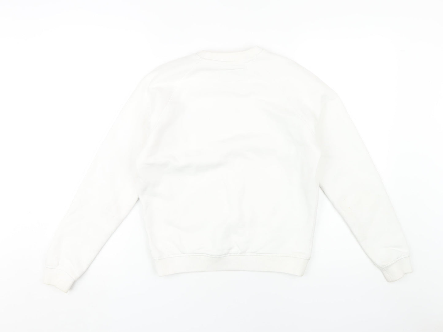 Jack Wills Women's White Pullover Sweatshirt Size 4