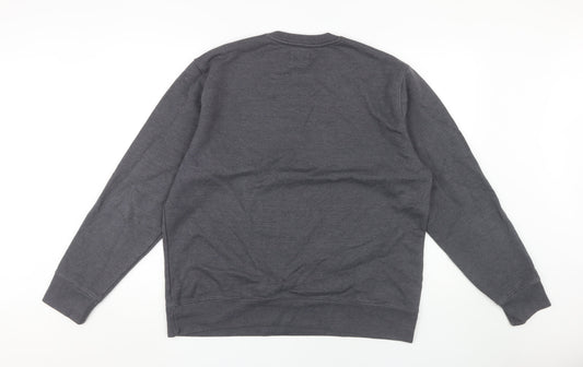 Champion Men's Black Pullover Sweatshirt - Size L