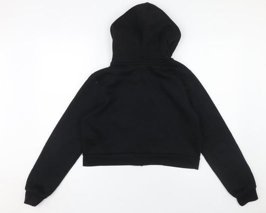 Womens UK 10 Regular Slazenger Black Full Zip Hoodie