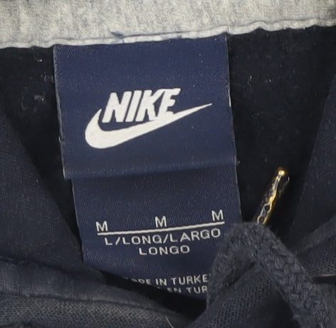 Nike Men's Blue Pullover Hoodie Medium
