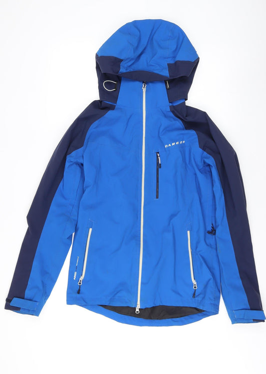 Dare 2b Men's Blue Parka Jacket 38 Hooded Waterproof