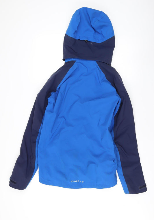 Dare 2b Men's Blue Parka Jacket 38 Hooded Waterproof