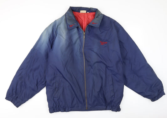 Reebok Men's XL Blue Basic Jacket Full Zip