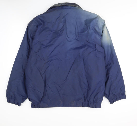 Reebok Men's XL Blue Basic Jacket Full Zip