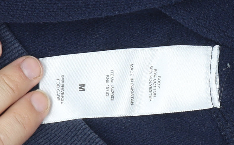Champion Unisex Blue Medium Pullover Jumper