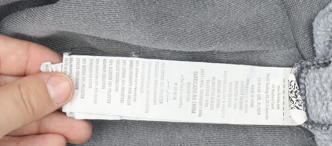 Fila Unisex Grey XL Pullover Jumper