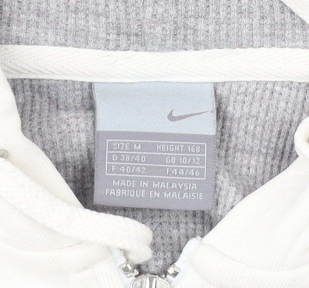 Nike Women's White Hooded Jacket M Casual Sports