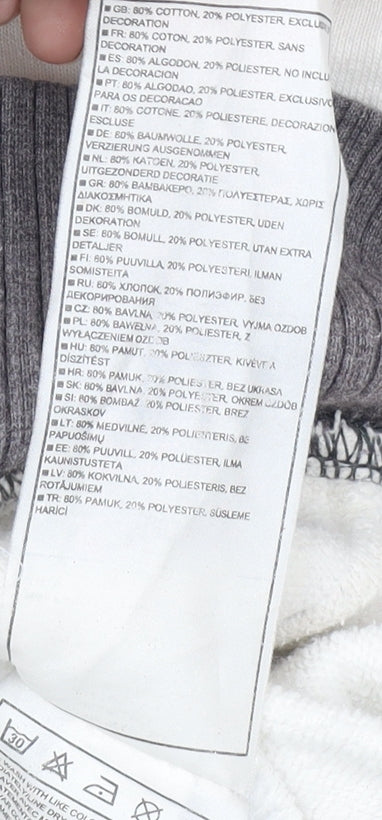 Brand and care label for Ivy Park Women's Black Hooded jumper