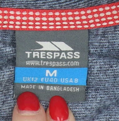 Trespass Women's Blue Softshell Mid-Length Jacket M