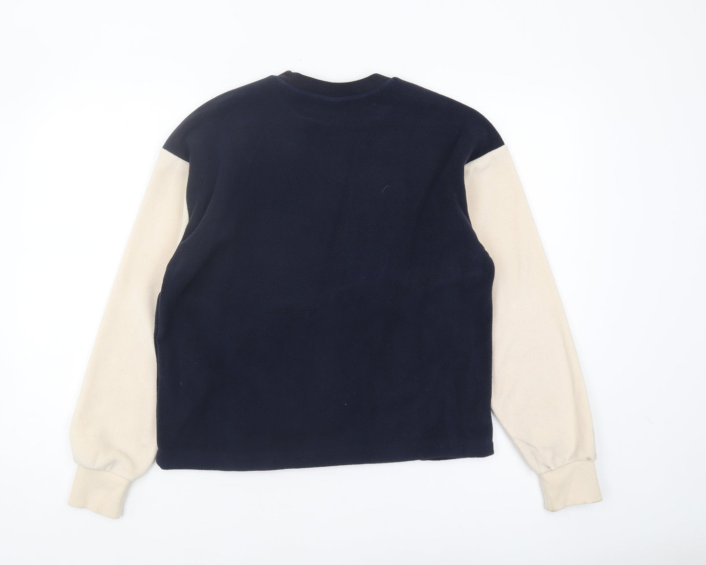 Champion Unisex Blue Beige Pullover Sweatshirt Size S