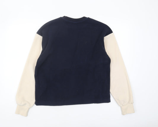 Champion Unisex Blue Beige Pullover Sweatshirt Size S