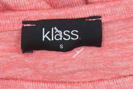 Womens UK Size S Klass Pink Viscose Blend Blouse