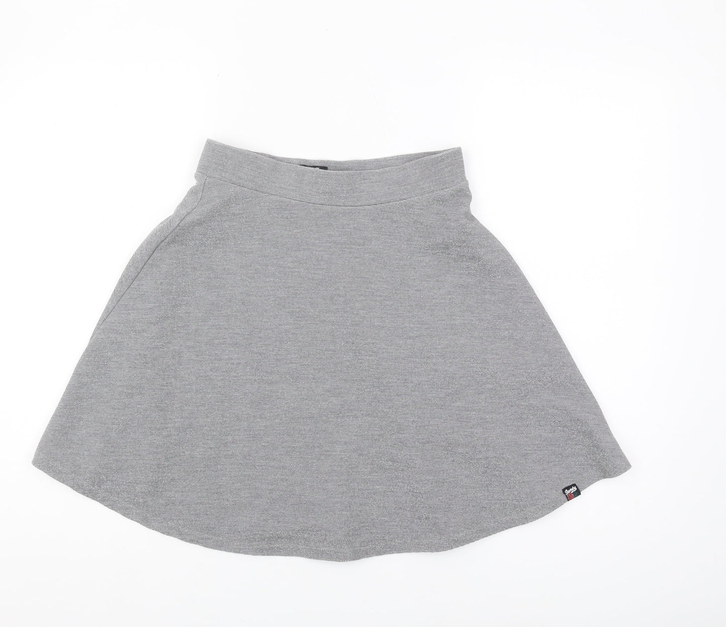 SuperDry Women's Grey Skater Skirt Size 8