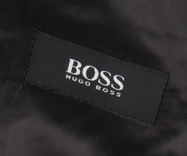 Hugo Boss Men's Grey Wool Blazer Size UK 40 Formal