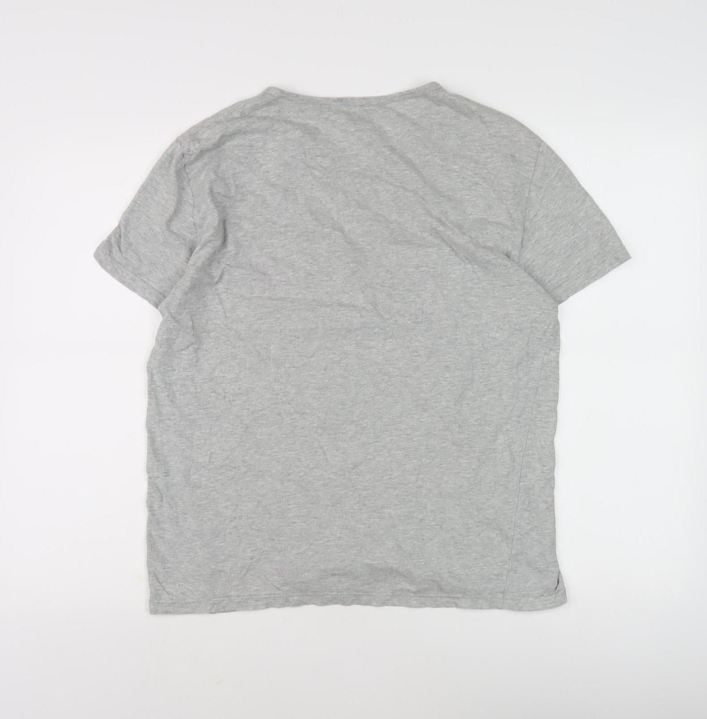 Emporio Armani Men's Grey Cotton T-Shirt M