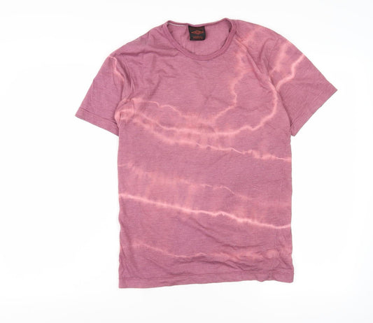 Umbro Unisex Purple Tie-Dye T-Shirt, Size Small