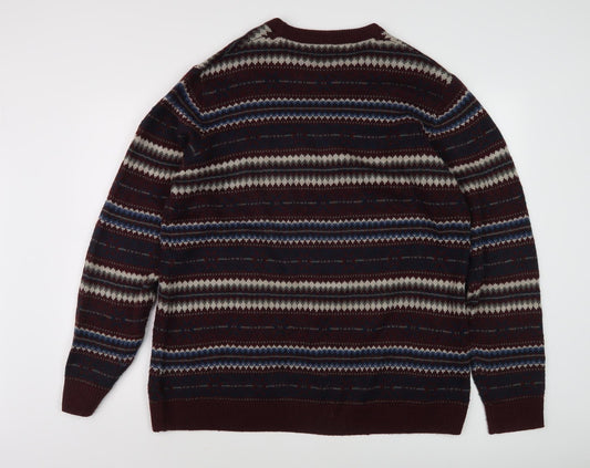 James Pringle Men's Multicoloured Pullover Jumper