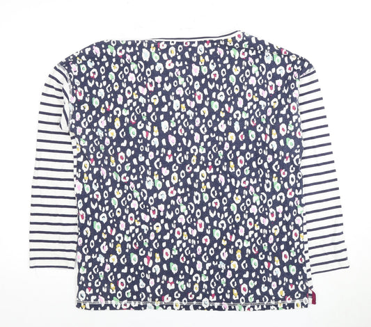 Womens UK Size 12 Joules Multicoloured 100% Cotton T-Shirt