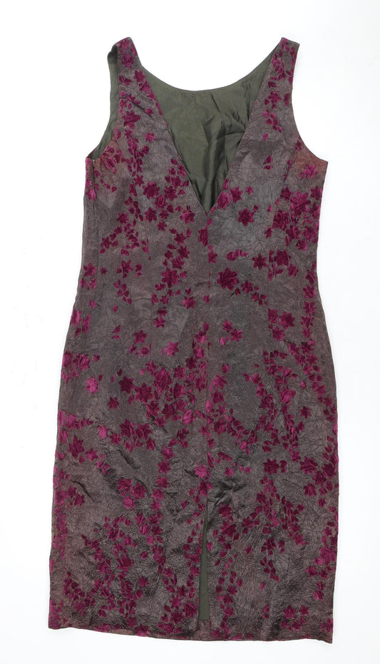 Hobbs Women’s Multicoloured Sheath Dress Size 12