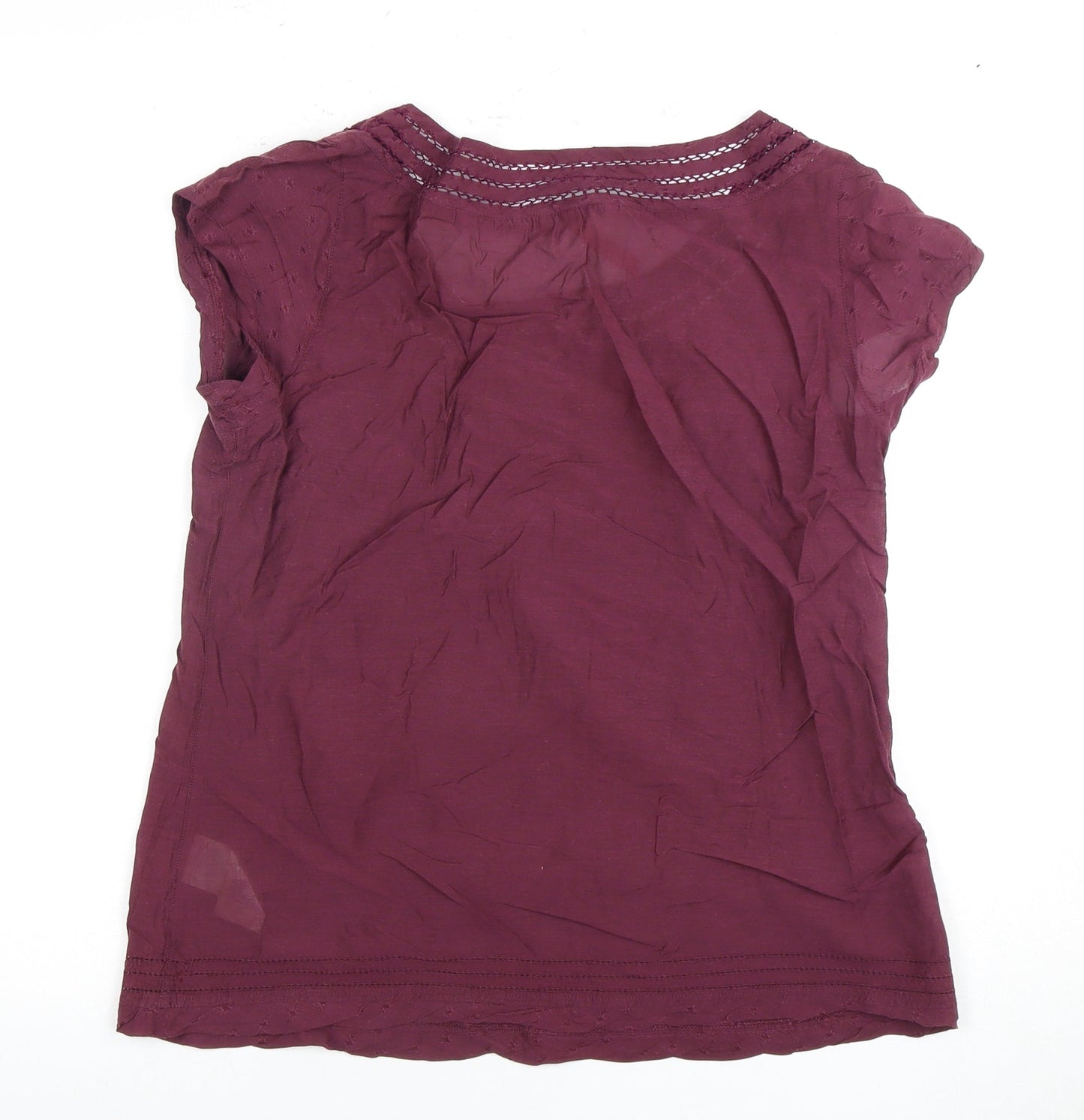 White Stuff Women's Purple Blouse - Size 10, Casual Style