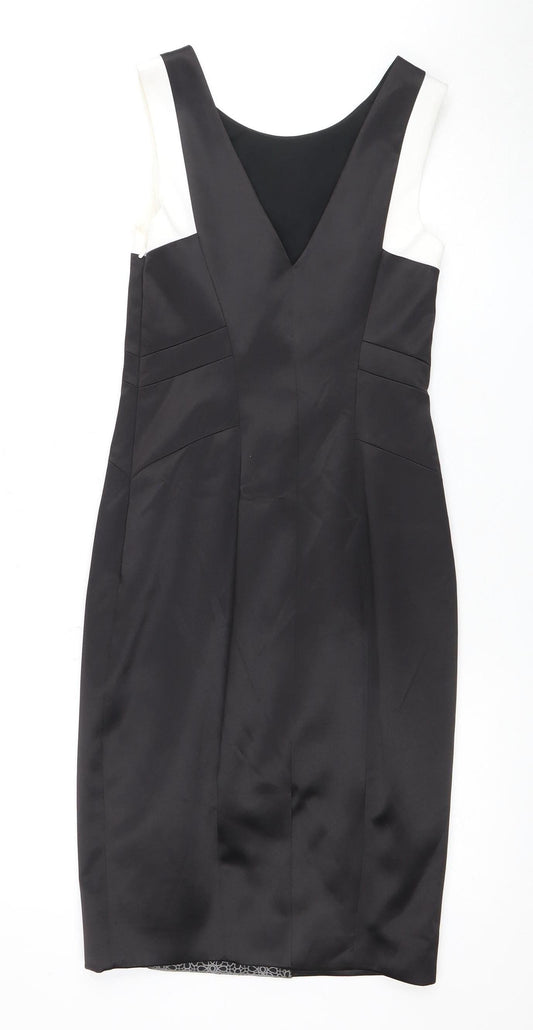 Karen Millen Women's Black Bodycon Dress UK 6