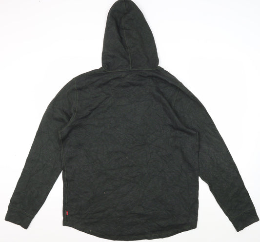 Levi's Men's Green Pullover Hoodie, Size L