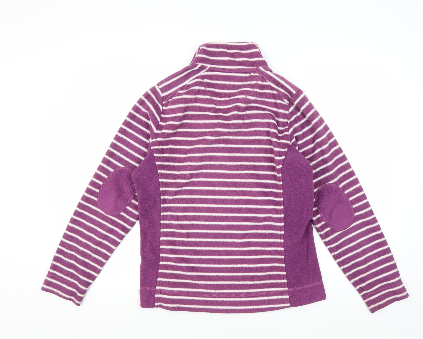 Craghoppers Women's Purple Striped Fleece Size UK 10