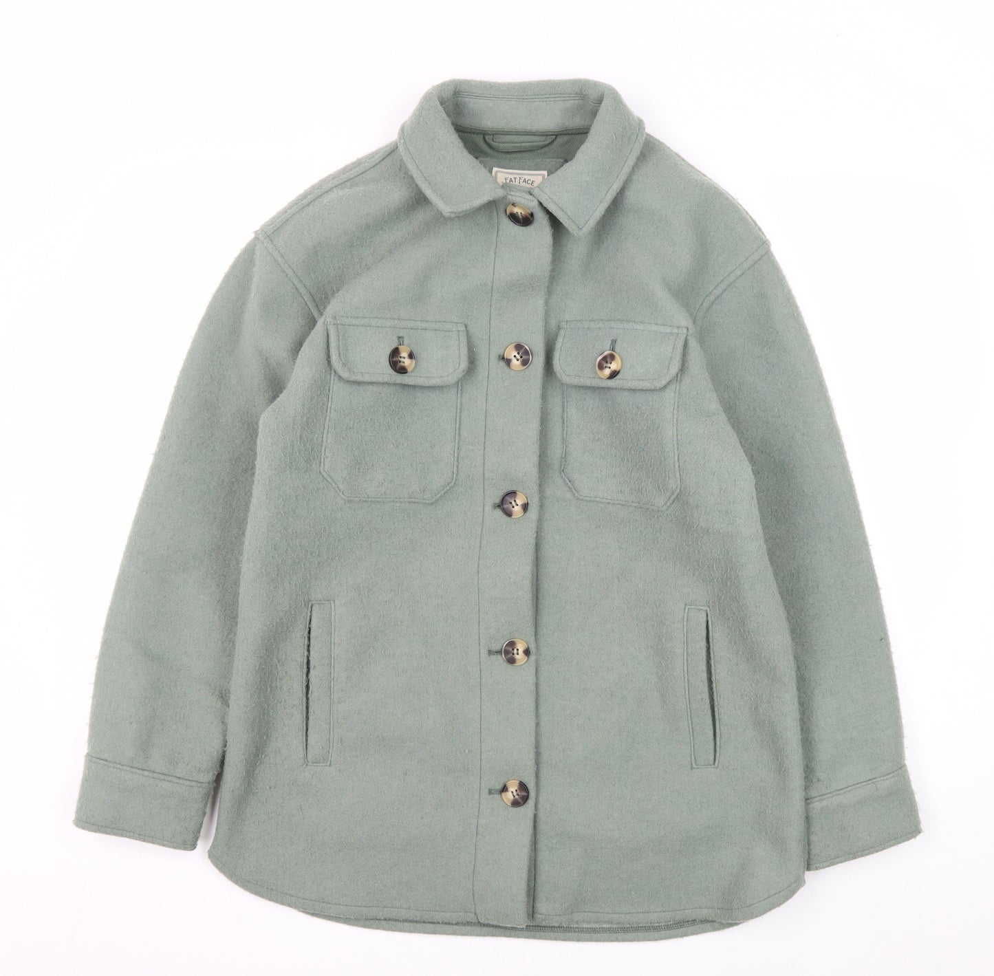 Fat Face Women's Green Jacket UK 12 Casual Style