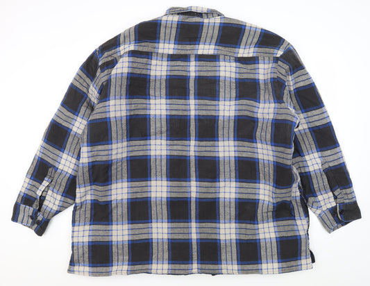 Northern Lakes Men's Blue Check Quilted Jacket 2XL