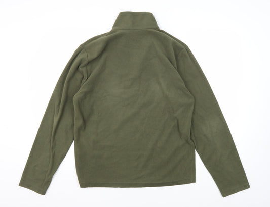 Regatta Men's Green Fleece Sweatshirt S - Outdoor 1/4 Zip