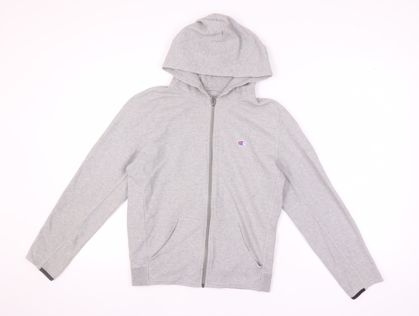 Champion Unisex Grey S Full Zip Hoodie