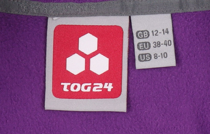 TOG 24 Women's Purple Fleece Pullover Sweatshirt L