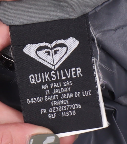 Quiksilver Women's Grey Basic Jacket M Outdoor Casual