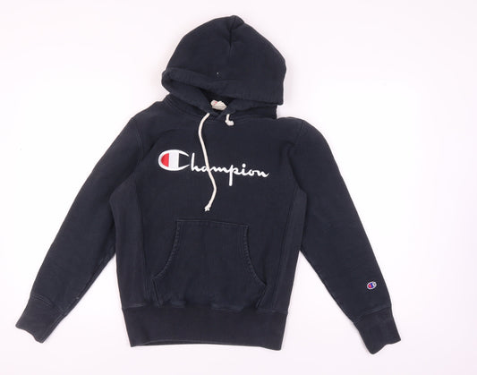 Champion Unisex Black Hoodie - Medium, Pullover, Cotton