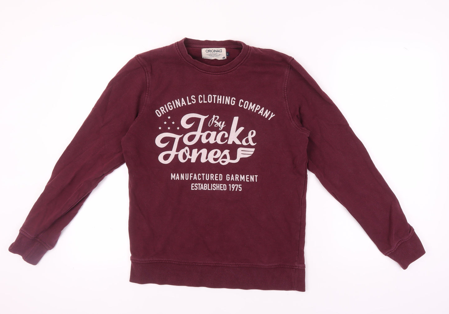 Jack & Jones Men's Red Pullover Sweatshirt S