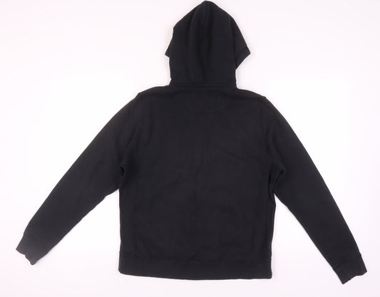 Nike Women Black Hoodie XL Full Zip Cotton