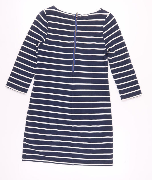 Boden Women's Blue Bodycon Dress, Size 10, Striped